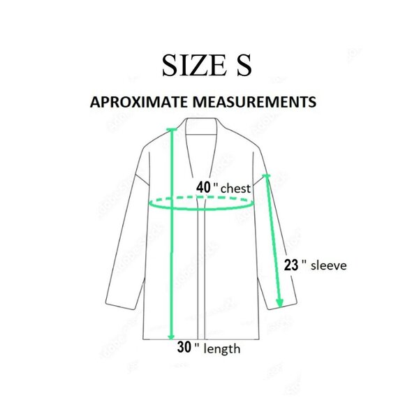 🤩Sz S Womens Knit Cardigan Cyrus Lightweight mesh Open Front Long Sleeves ivory - Picture 7 of 7